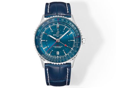 TW Factory Breitling Navitimer 41mm 2836 Movement Blue Face Blue Italian Cowhide Leather Strap Men Watch